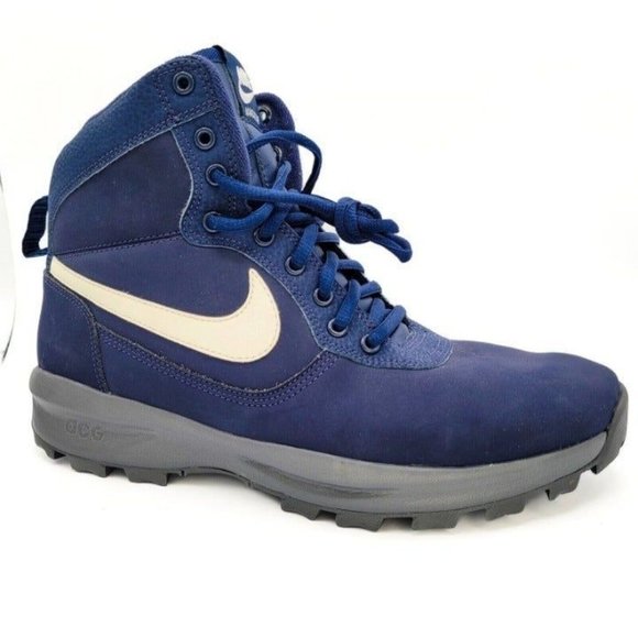 UNRELEASED ACG BOOT Nike Manoadome Mens Sz 9 Navy Sail Grey 844358 1 of1  DS !! - Picture 3 of 11